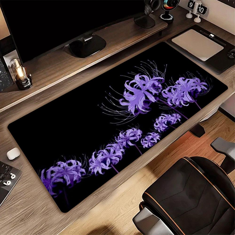 Gaming Keyboard Blue - Mousepad XXL Gótico Lycoris Radiata Vermelho