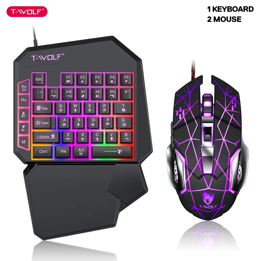 Gaming Keyboard Hand - T-WOLF tf900 conjunto de trono de
