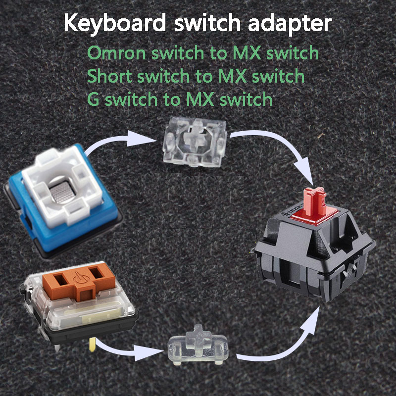 Eixo adaptador de interruptor  - Gaming Keyboard Thocky avaliação e preço