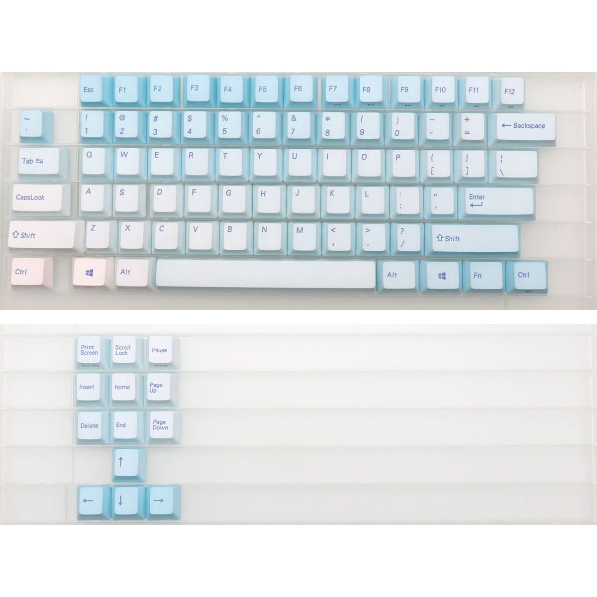 Keyboard Gaming Blue Switch - 87 teclas azul fosco teclas cereja