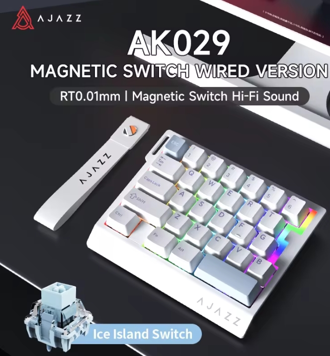 Gaming Keyboard Hand - Teclado Gamer Mecânico Mini AK029 com