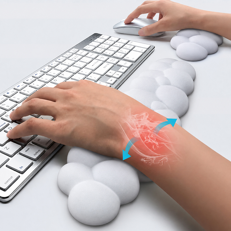 Mouse Pad com Apoio de Punho E - Gaming Keyboard Hand avaliação e preço