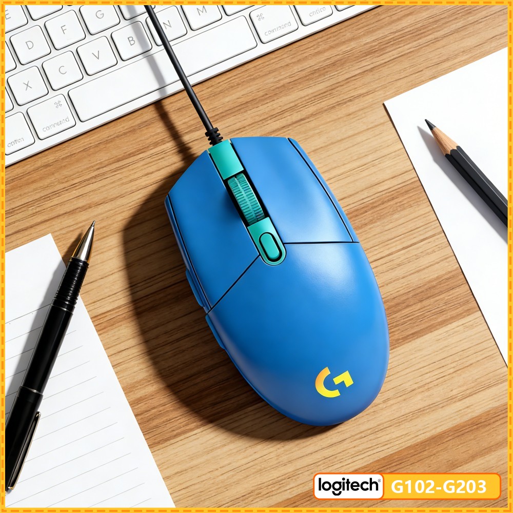 Mouse USB com Fio Logitech G10 - Logitech Mouse G203 avaliação e preço