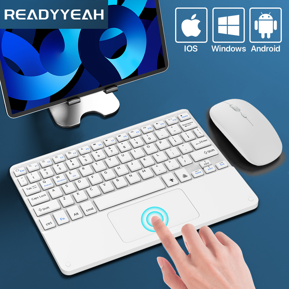 Gaming Keyboard Mechanical Wireless - Touchpad teclado sem fio e mouse