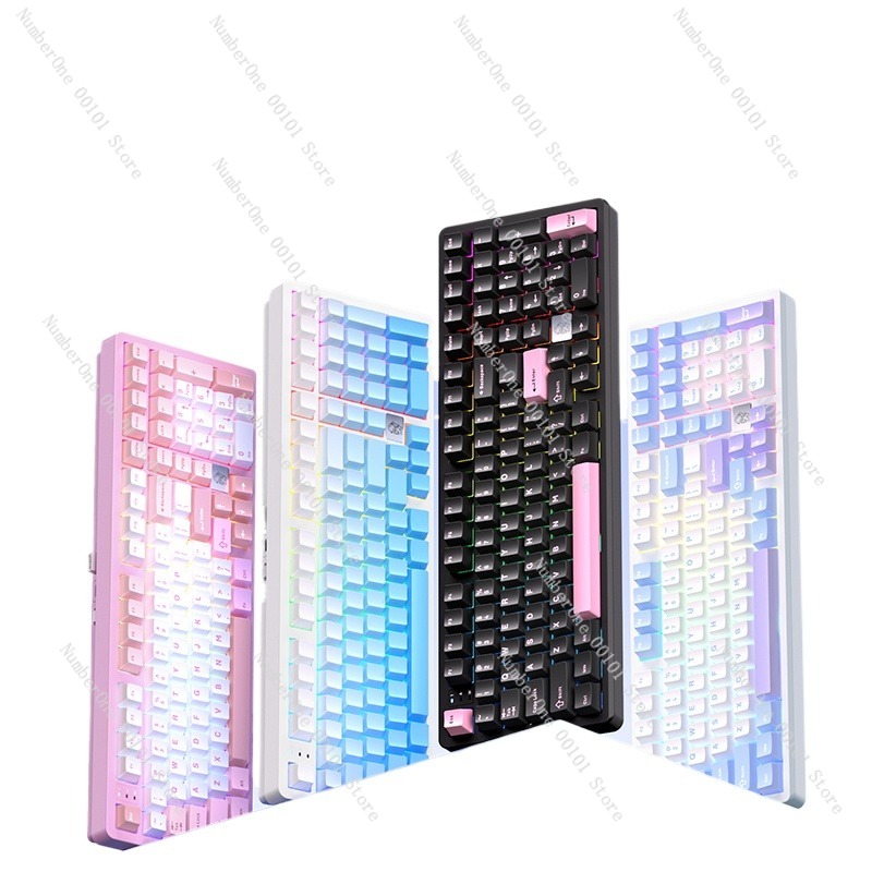 Teclado mecânico de liga de al - Gaming Keyboard Mechanical Wireless avaliação e preço