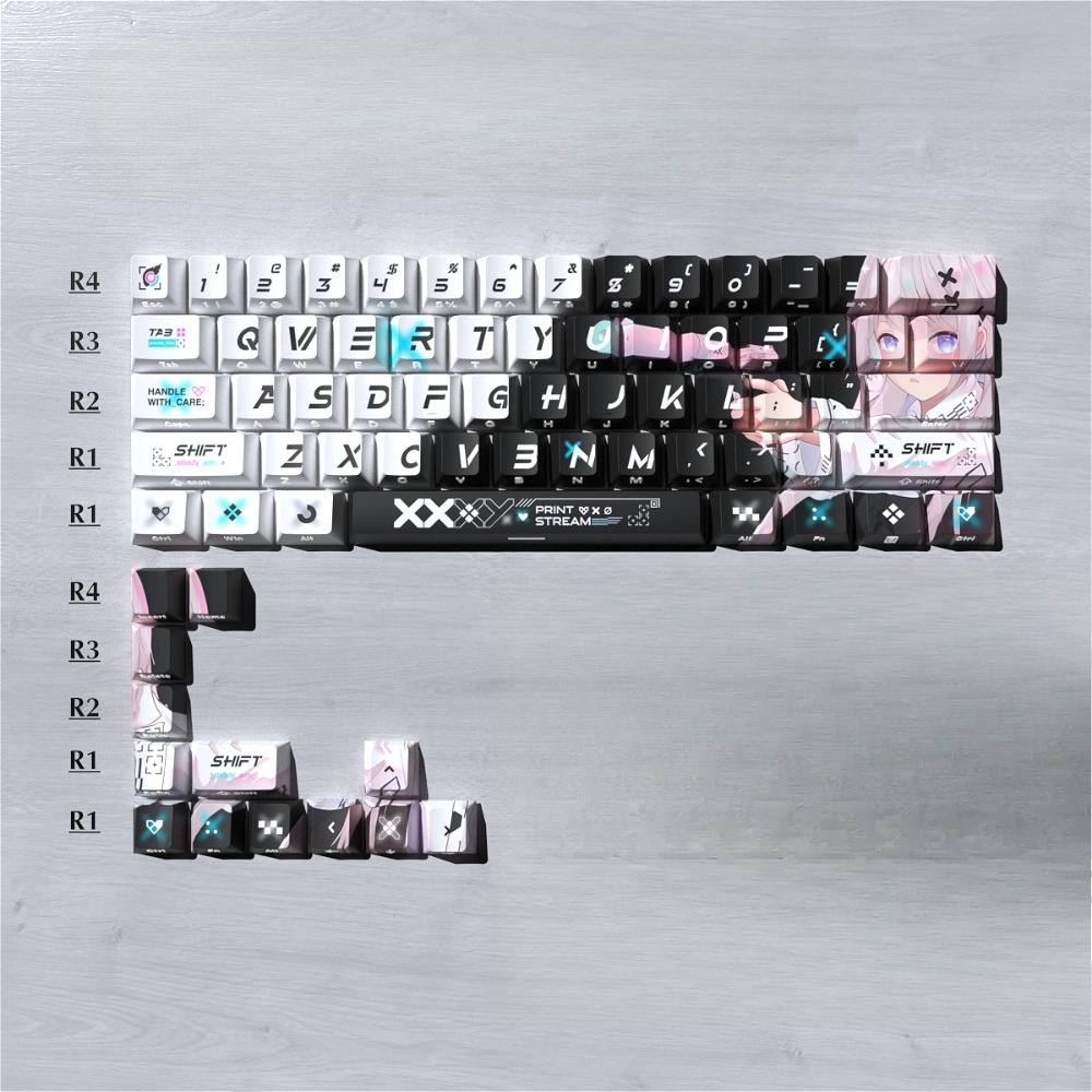 Teclas Thocky com impressão la - Gaming Keyboard Thocky avaliação e preço