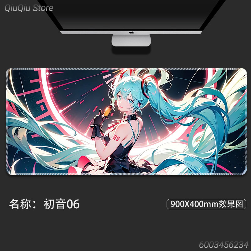 Mouse Pad de Anime Hatsune Mik - Gaming Keyboard Hand avaliação e preço