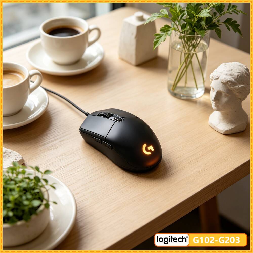 Mouse Gamer Logitech G203 200- - Logitech Mouse G203 avaliação e preço