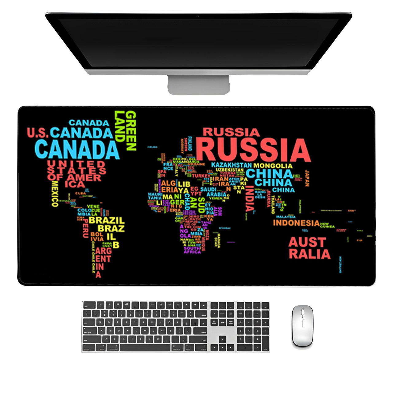 Tapete de Mesa para Jogos e Es - Gaming Keyboard Name avaliação e preço
