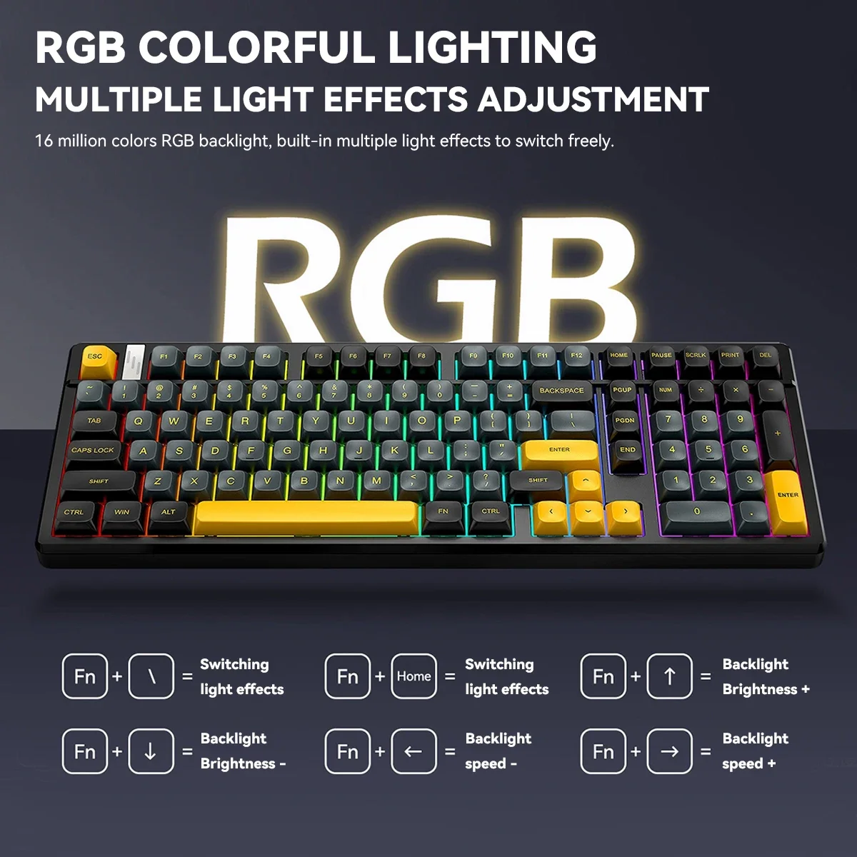 Teclado mecânico sem fio para  - Gaming Keyboard Thocky avaliação e preço