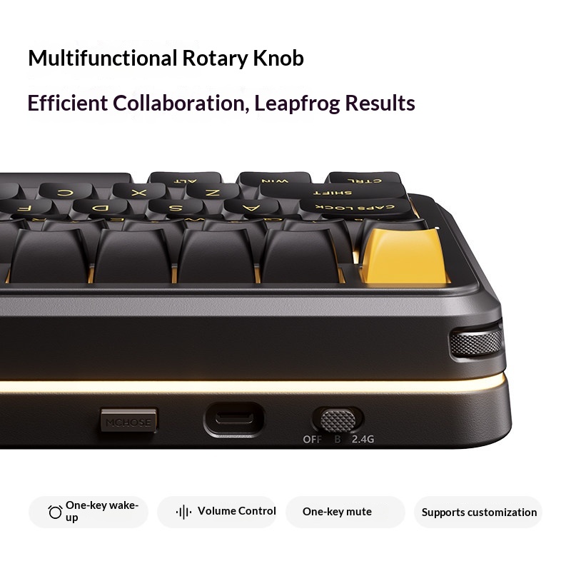 Teclado Mecânico Personalizáve - Gaming Keyboard Mechanical Wireless avaliação e preço