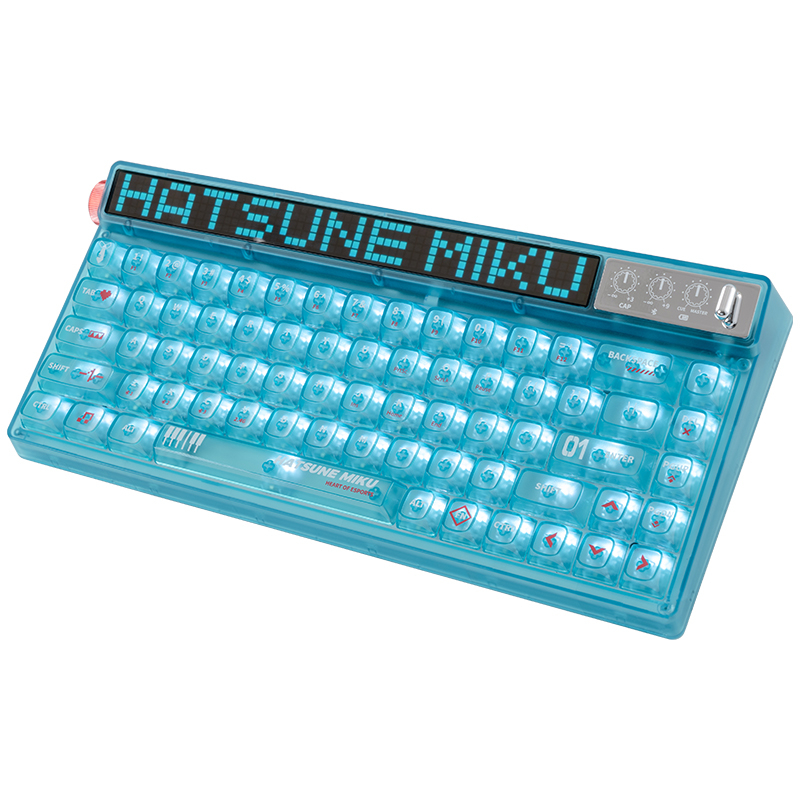 Anime hatsune miku série tecla - Gaming Keyboard Mechanical Wireless avaliação e preço