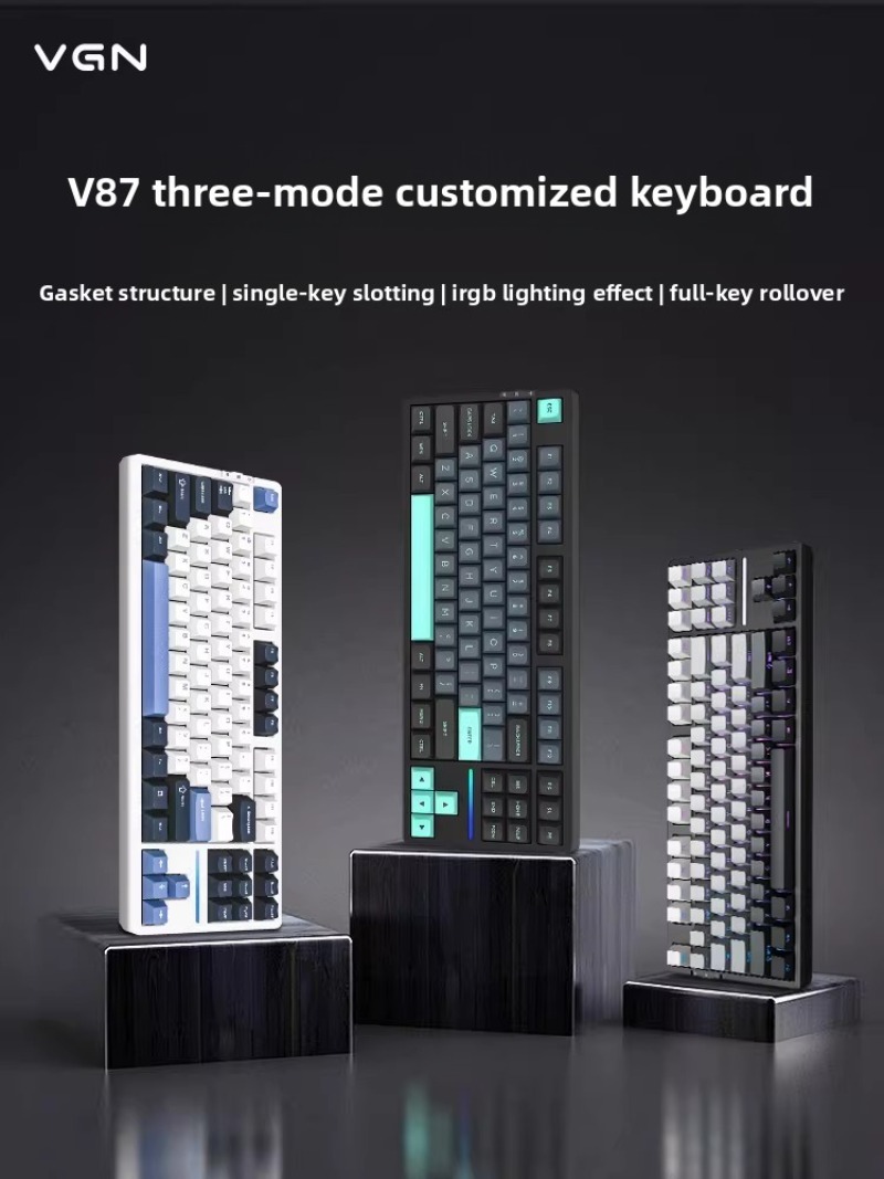 Teclado Mecânico Sem Fio VGN V - Gaming Keyboard Thocky avaliação e preço