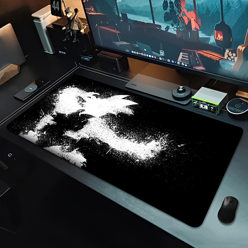 Mouse Pad Grande DBZ Black Ani - Gaming Keyboard Best avaliação e preço