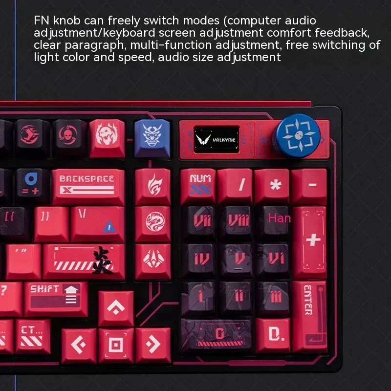 Valkyrie vk99 teclados mecânic - Gaming Keyboard Mechanical Wireless avaliação e preço
