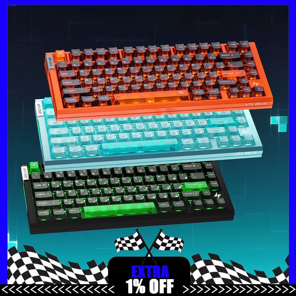 Teclado Gamer ATK RS7 Air Cybe - Gaming Keyboard Hall Effect Switches avaliação e preço