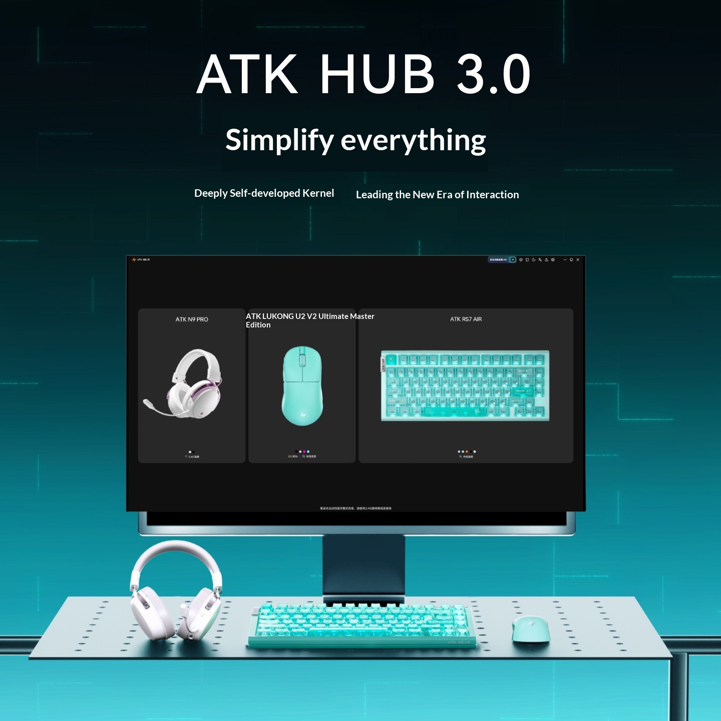 Teclado Gamer ATK RS7 Air Cybe - Gaming Keyboard Hall Effect Switches avaliação e preço