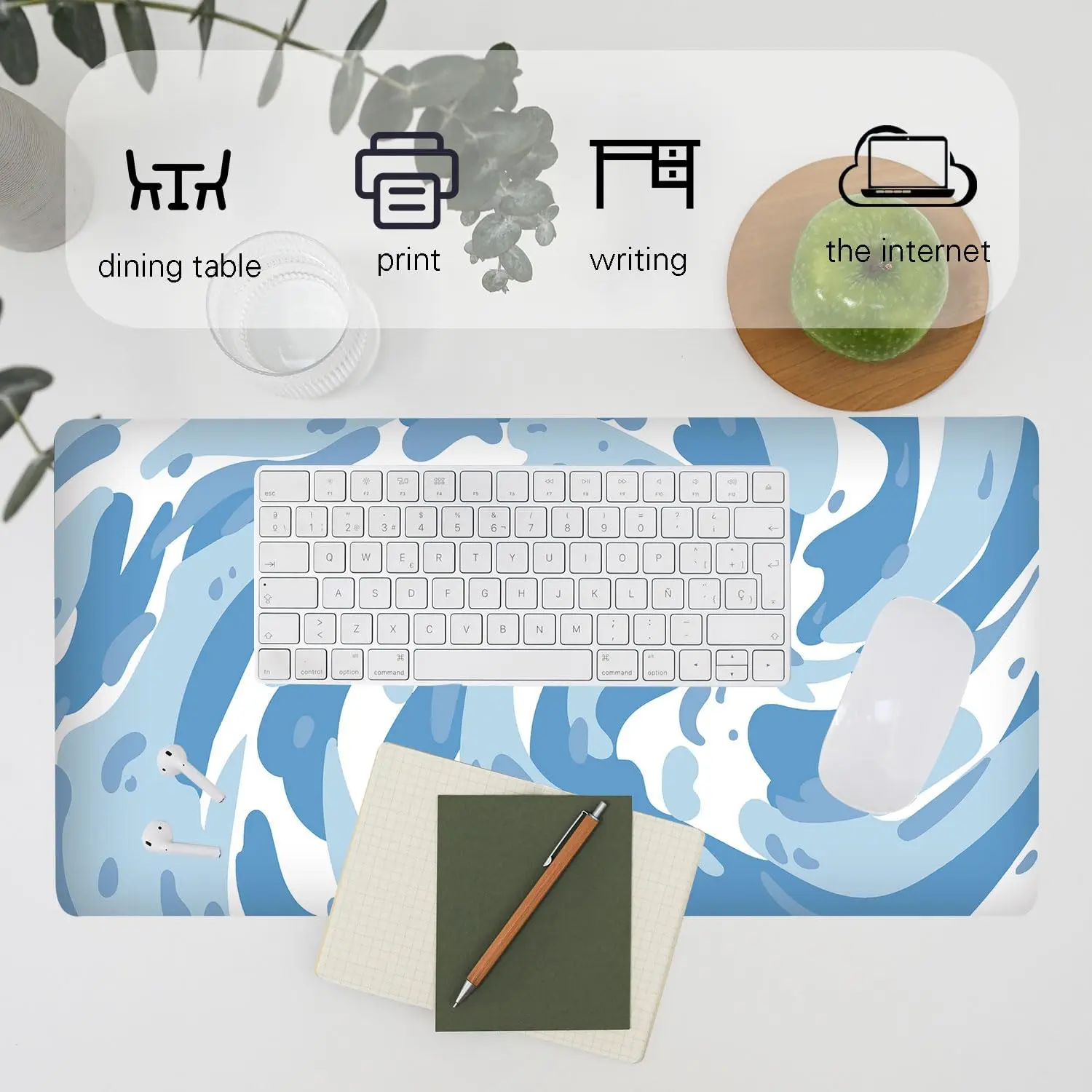 Mouse Pad Gamer com Padrão Cam - Gaming Keyboard Blue avaliação e preço