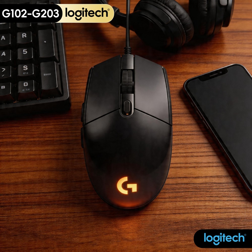Mouse Gamer Logitech G203, Pre - Logitech Mouse G203 avaliação e preço