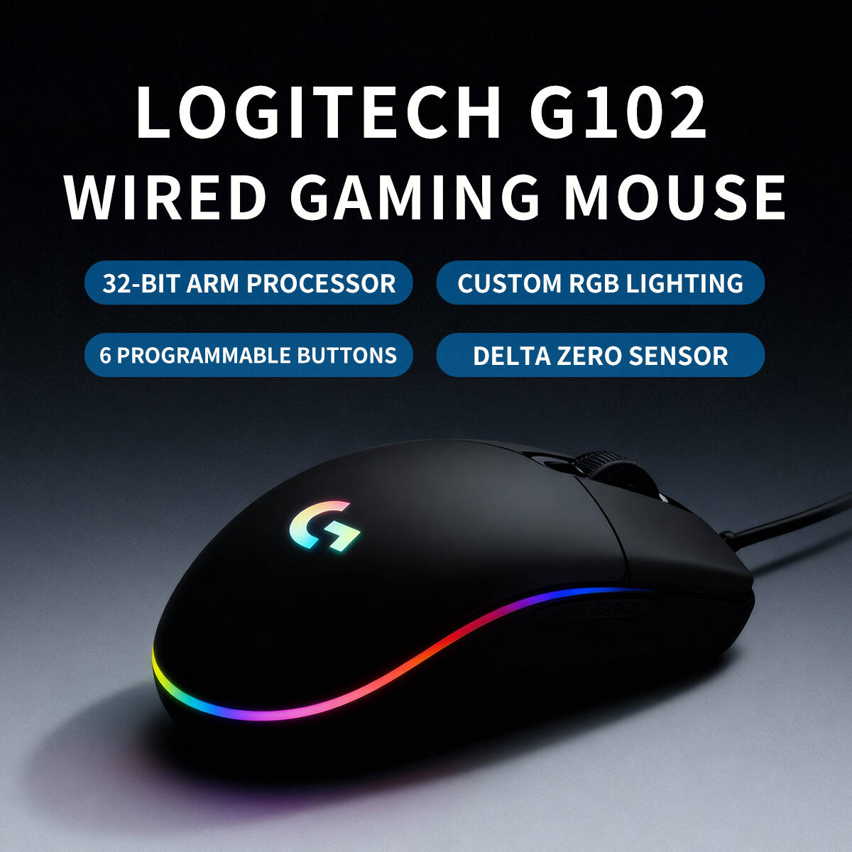 Mouse Logitech G203, Sensor Óp - Logitech Mouse G203 avaliação e preço