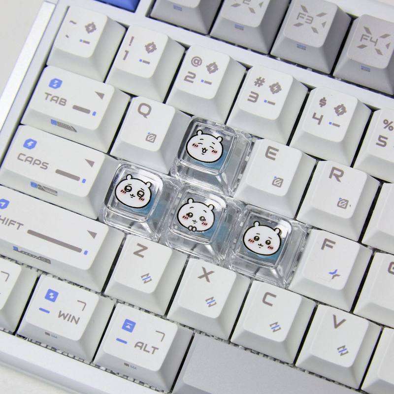 Chiikawa 4 peças de teclas per - Gaming Keyboard Best avaliação e preço