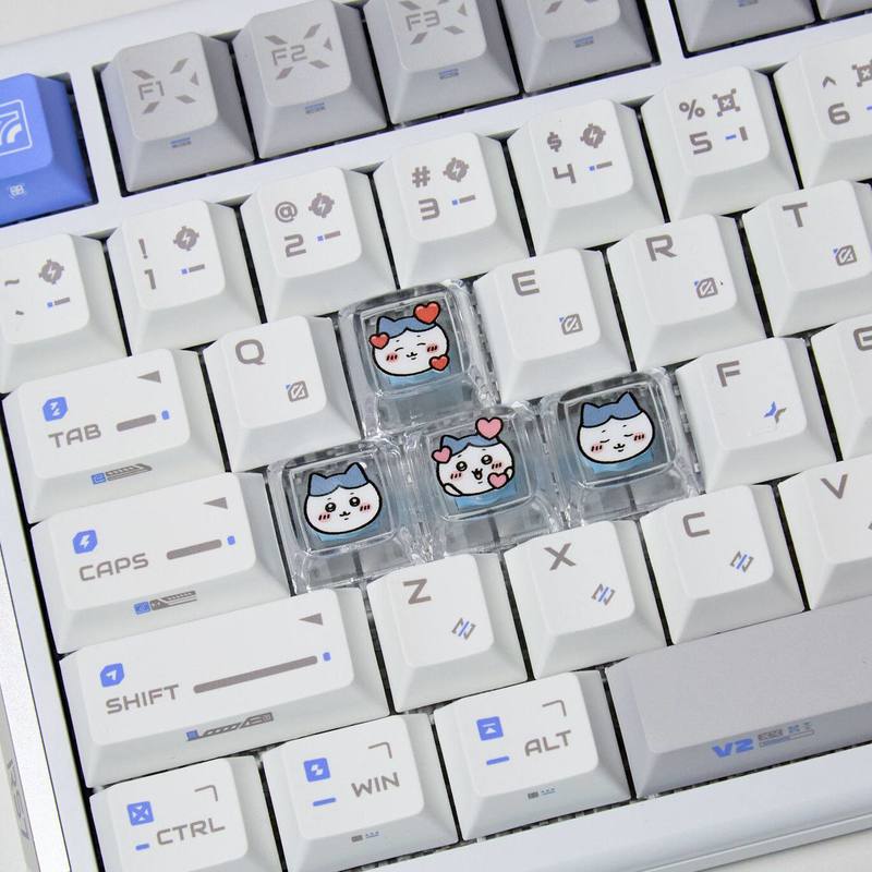 Chiikawa 4 peças de teclas per - Gaming Keyboard Best avaliação e preço