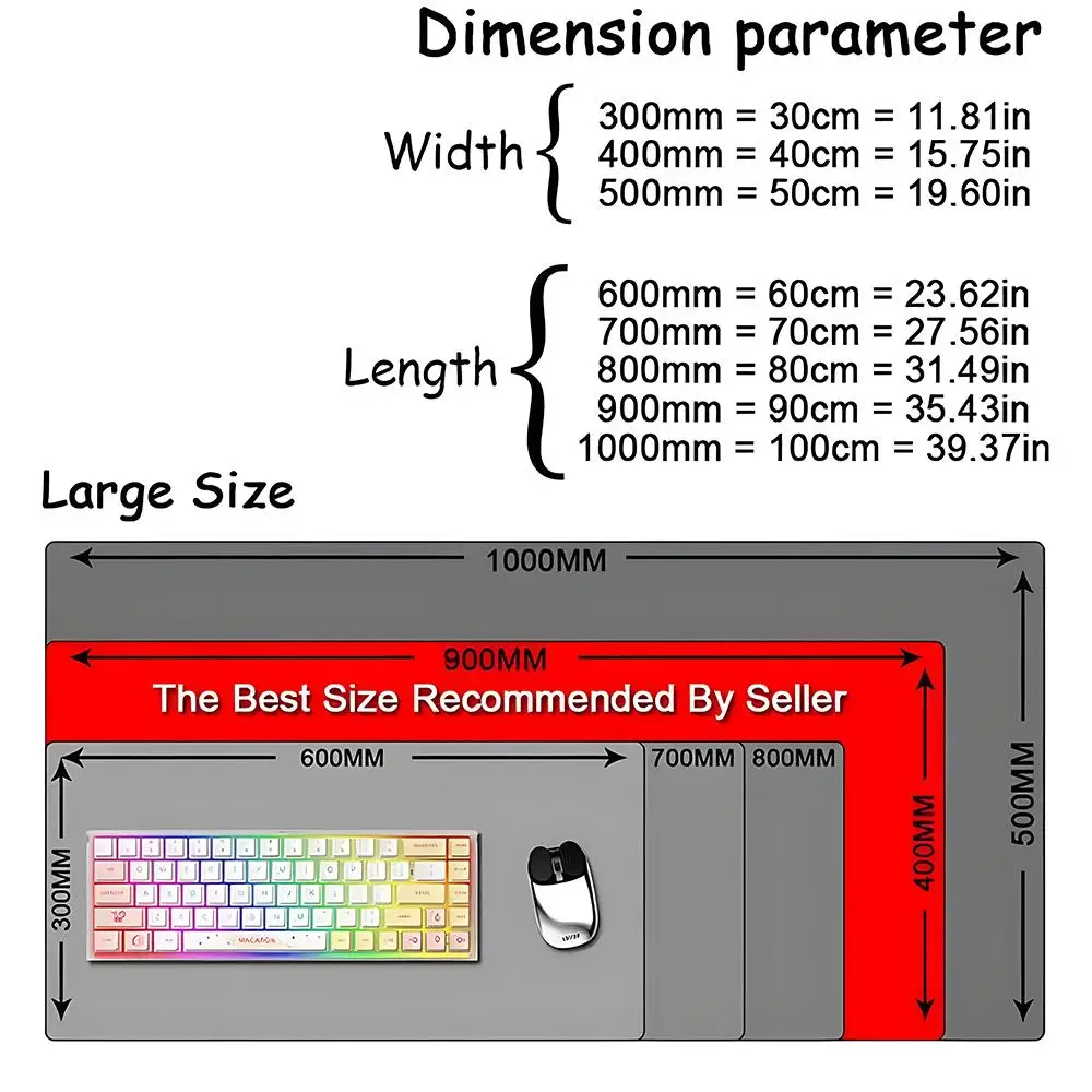 Mouse Pad Grande para Jogos co - Gaming Keyboard Name avaliação e preço