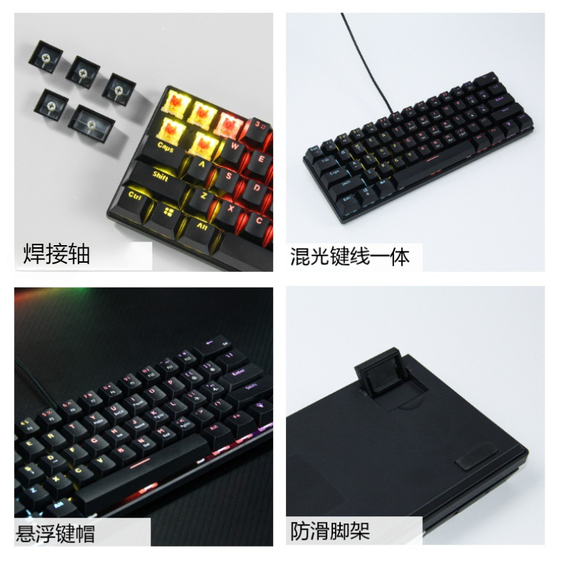Teclado Mecânico 60% para Jogo - Gaming Keyboard Budget avaliação e preço