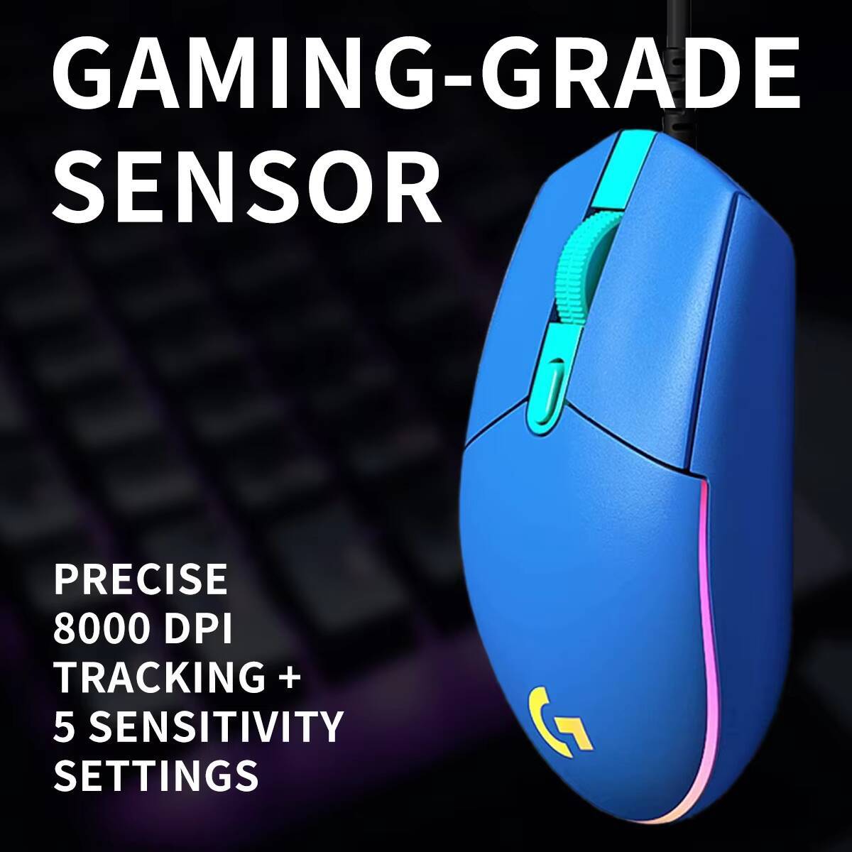 Logitech G203 Gaming Mouse LIG - Logitech Mouse G203 avaliação e preço