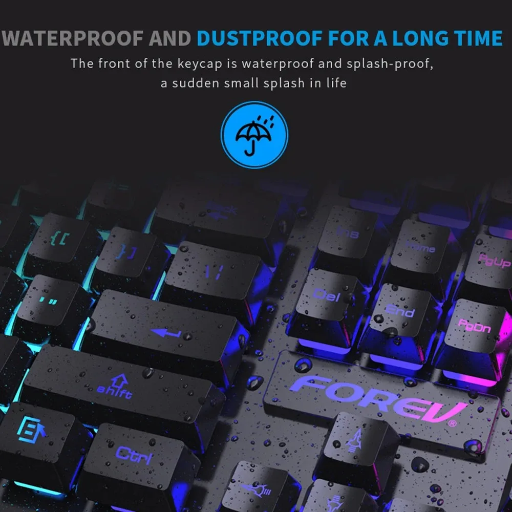 Teclado mecânico retroiluminad - Gaming Keyboard Budget avaliação e preço