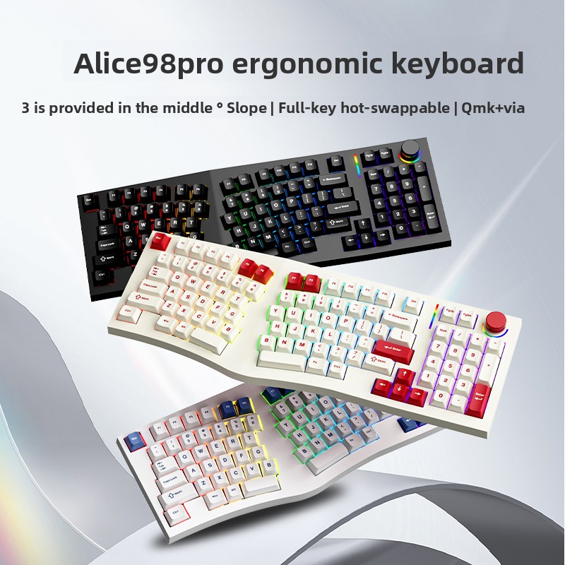 FEKER Alice98pro Teclado Mecân - Gaming Keyboard Hand avaliação e preço