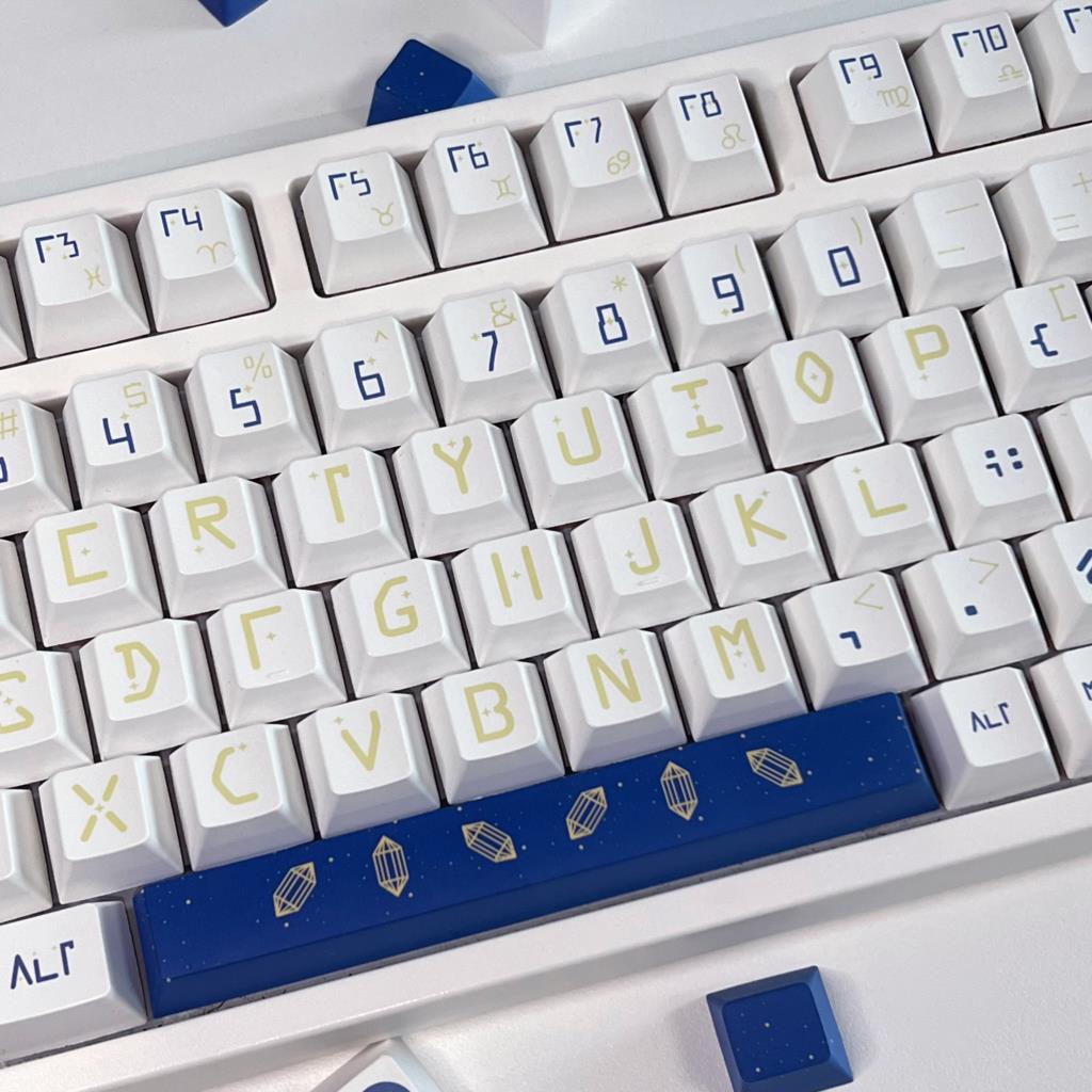 132 teclas constelação cereja  - Keyboard Gaming Blue Switch avaliação e preço