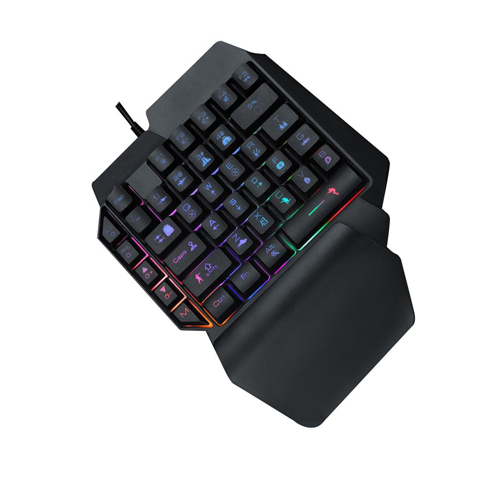 Teclado gamer de uma mão, tecl - Gaming Keyboard Budget avaliação e preço