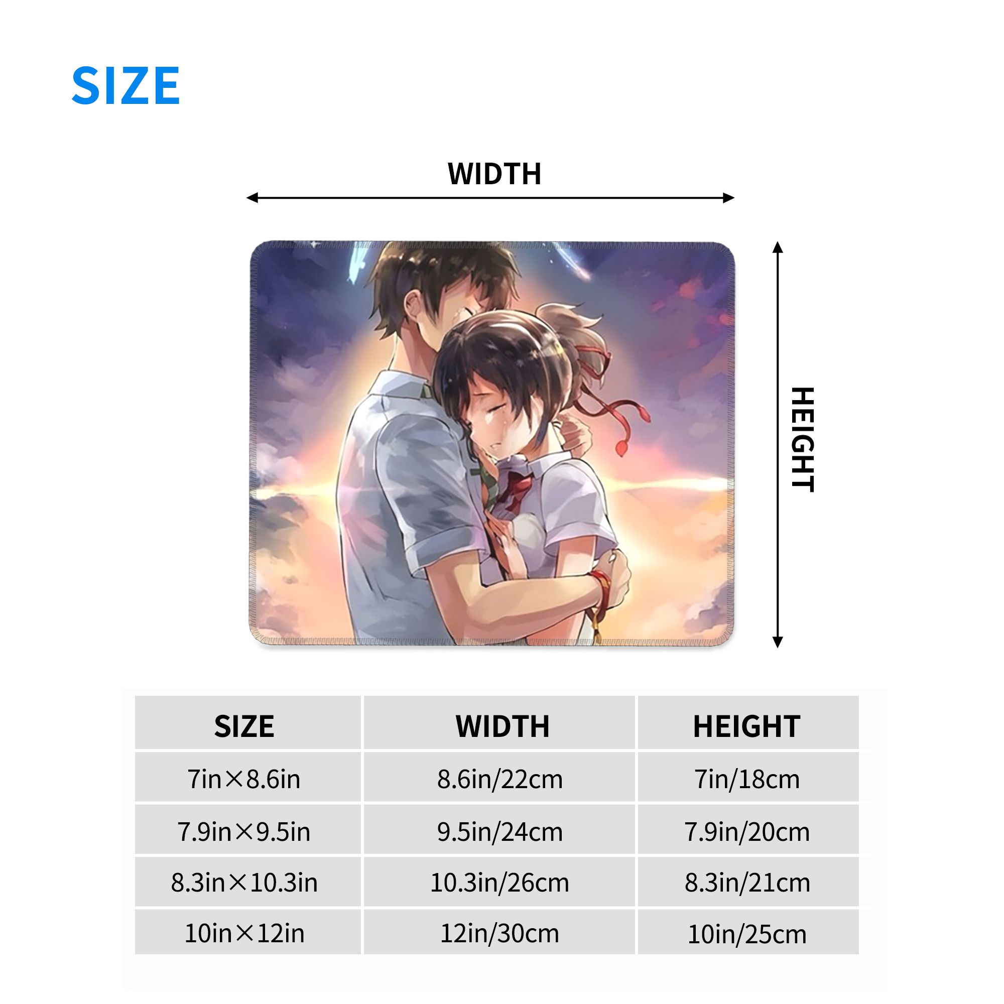 Mouse Pad de Anime Japonês 'Yo - Gaming Keyboard Name avaliação e preço