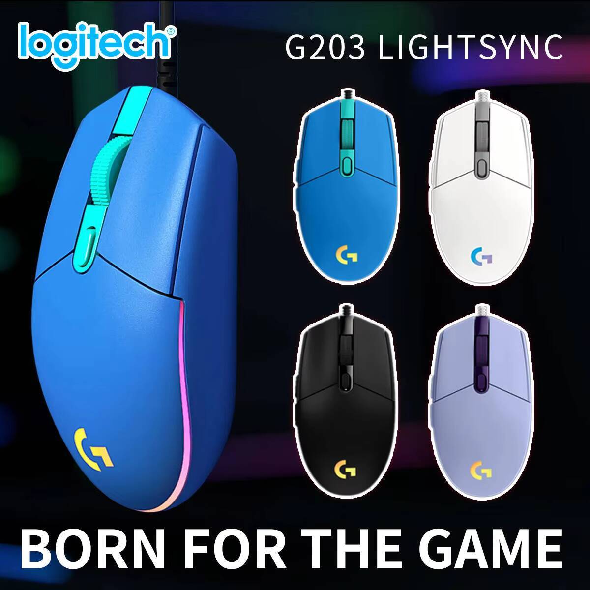 Mouse com Fio Logitech G203 pa - Logitech Mouse G203 avaliação e preço