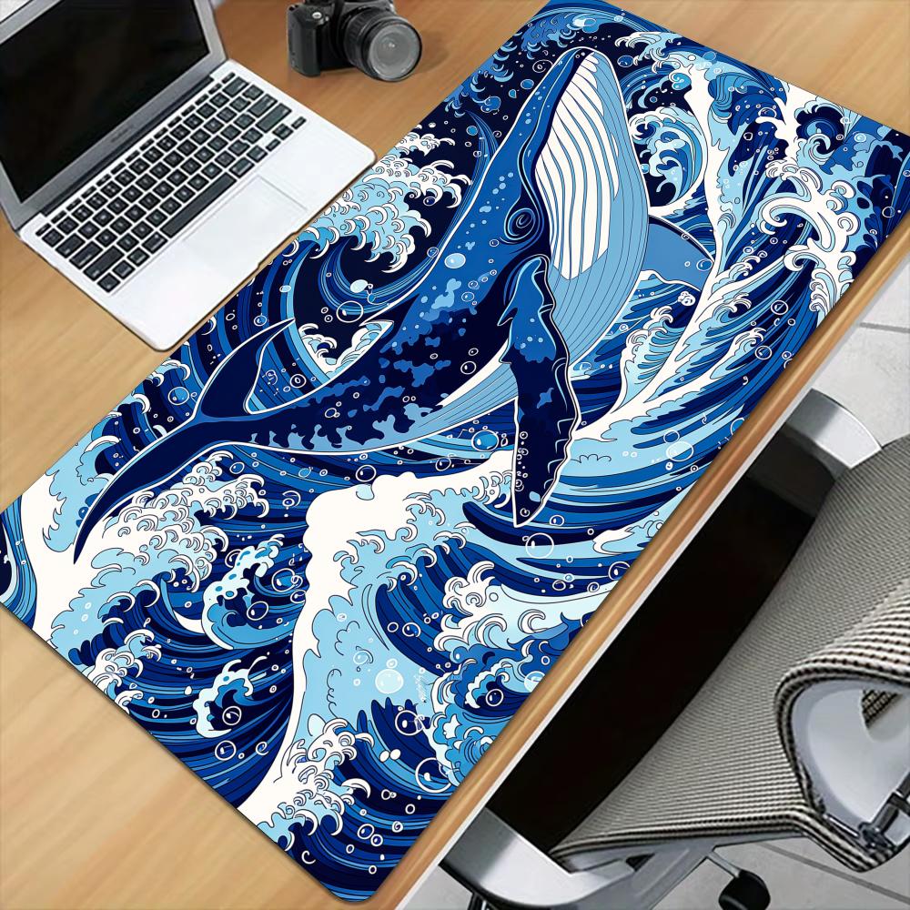 Mouse Pad Grande Baleia Azul e - Gaming Keyboard Blue avaliação e preço