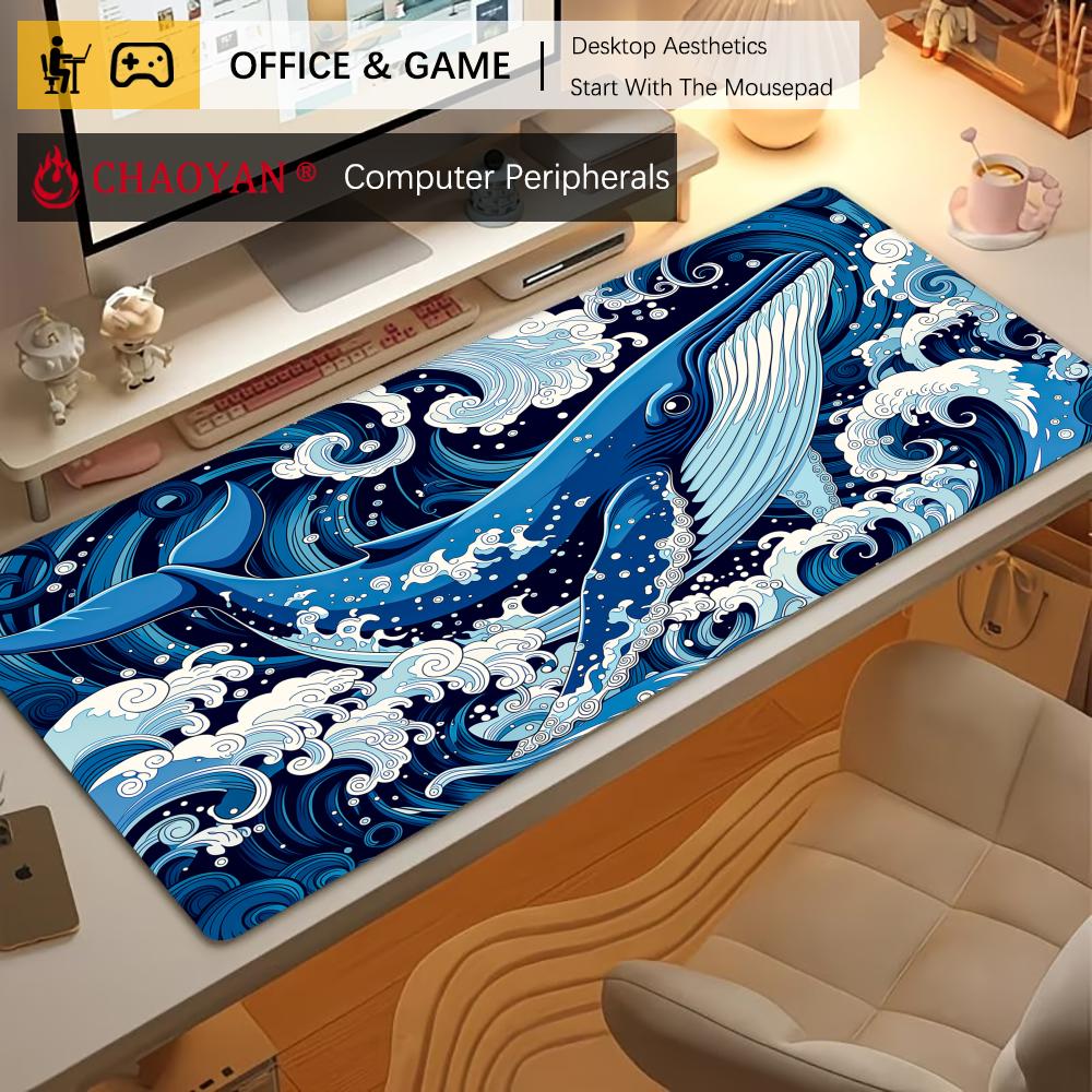 Mouse Pad Grande Baleia Azul e - Gaming Keyboard Blue avaliação e preço